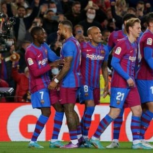 عثمان دمبله یک گل و دو پاس گل