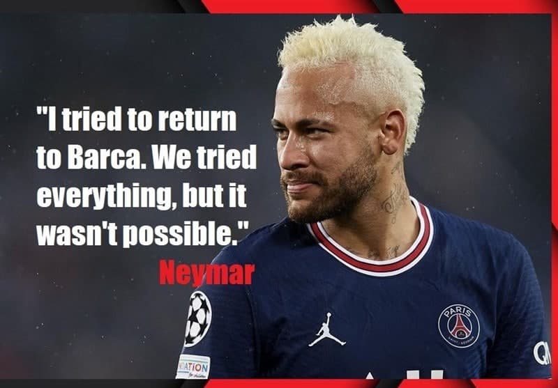 نیمار پس از حضور مسی علاقه ای به بازگشت به بارسلونا ندارد