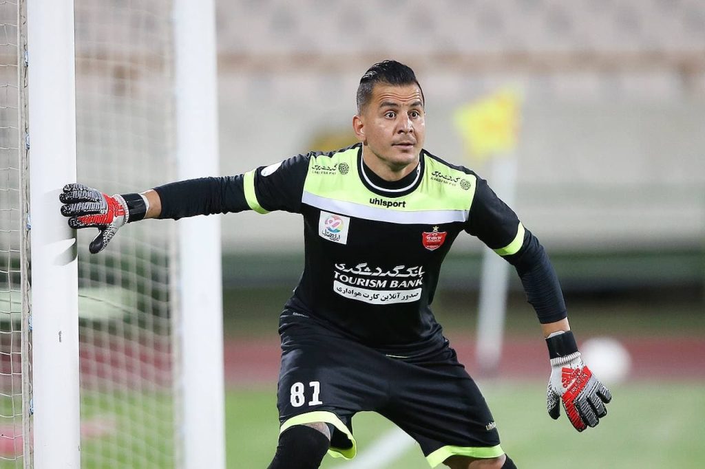 حامد لک گلر پرسپولیس در دربی