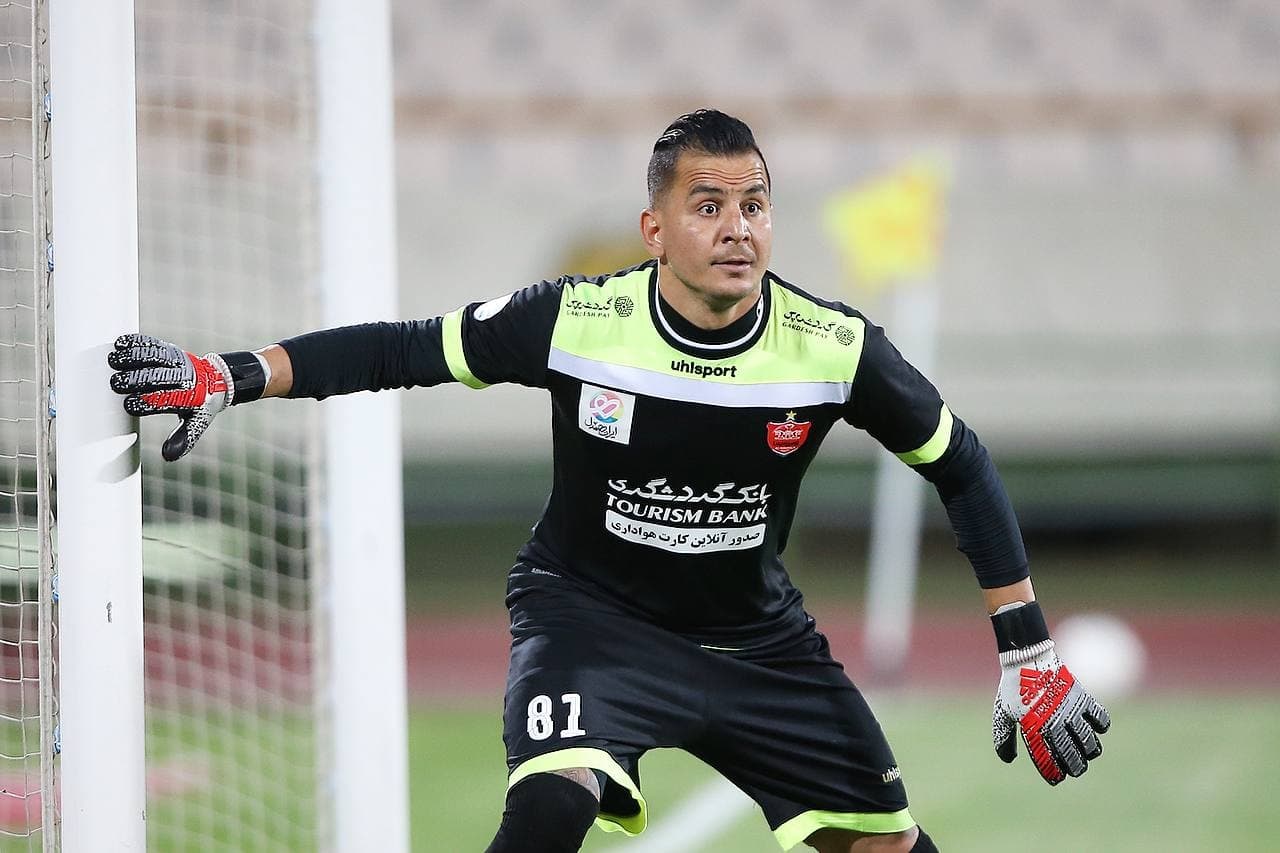 حامد لک گلر پرسپولیس در دربی