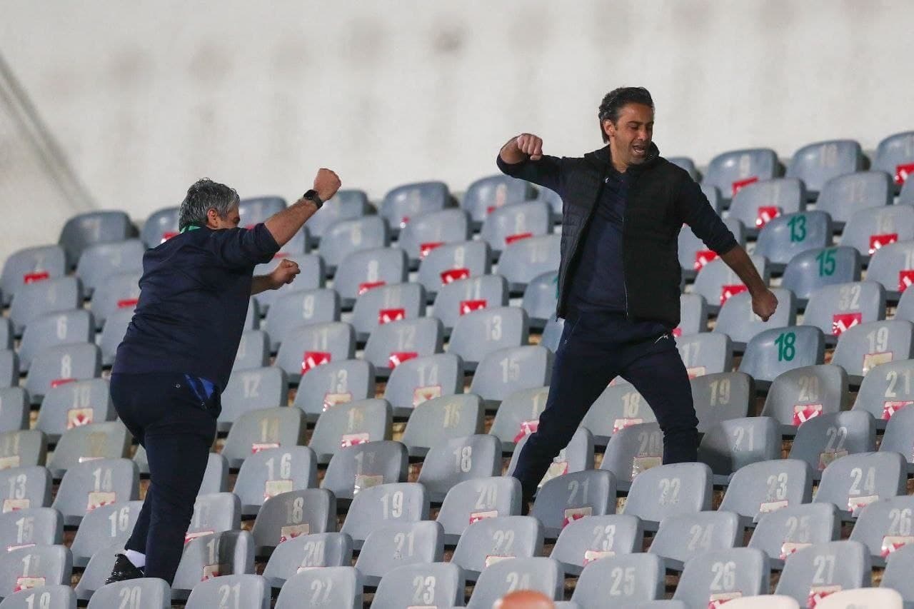 حرکات عجیب برادران مجیدی روی سکوها