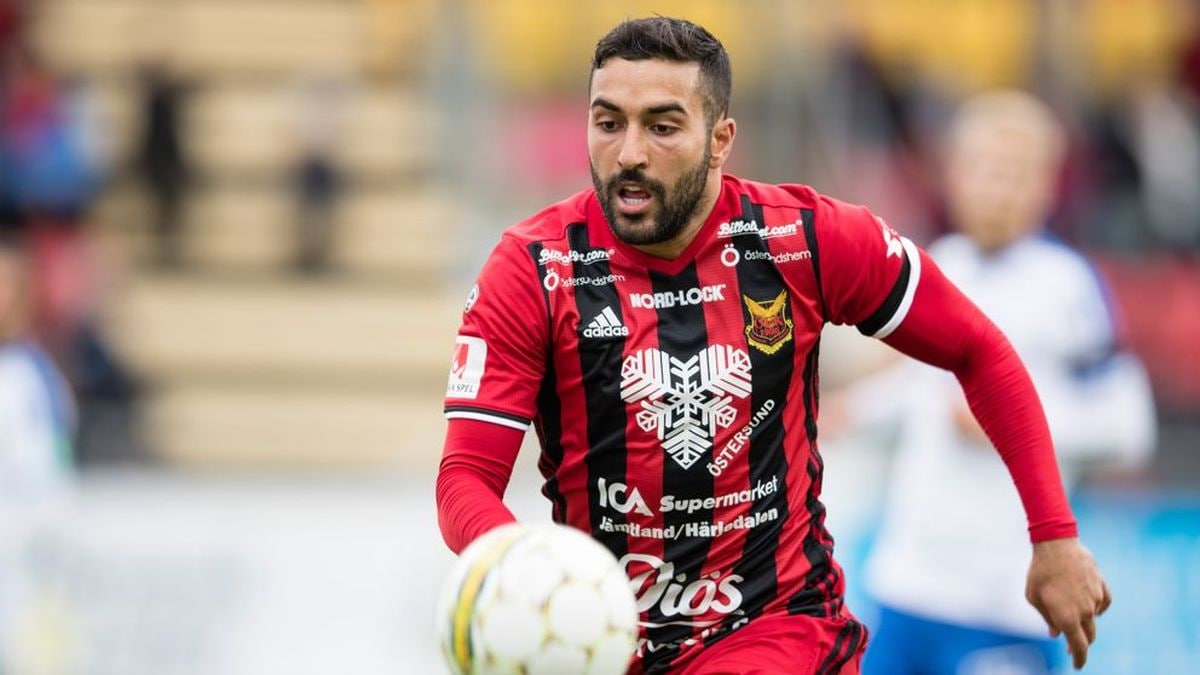 سامان قدوس با یک تیم سوئدی تمرین می کند1