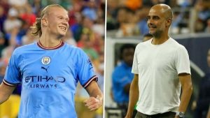 گواردیولا حرکات هالند را به مسی تشبیه کرد. 1 گواردیولا حرکات هالند را به مسی تشبیه کرد.4