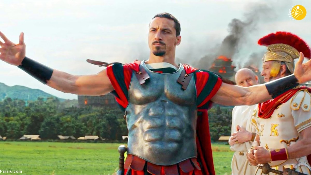 زلاتان در نقش سرباز رومی2