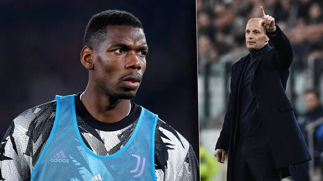 اخراج موقت پوگبا از سوی سرمربی یوونتوس11