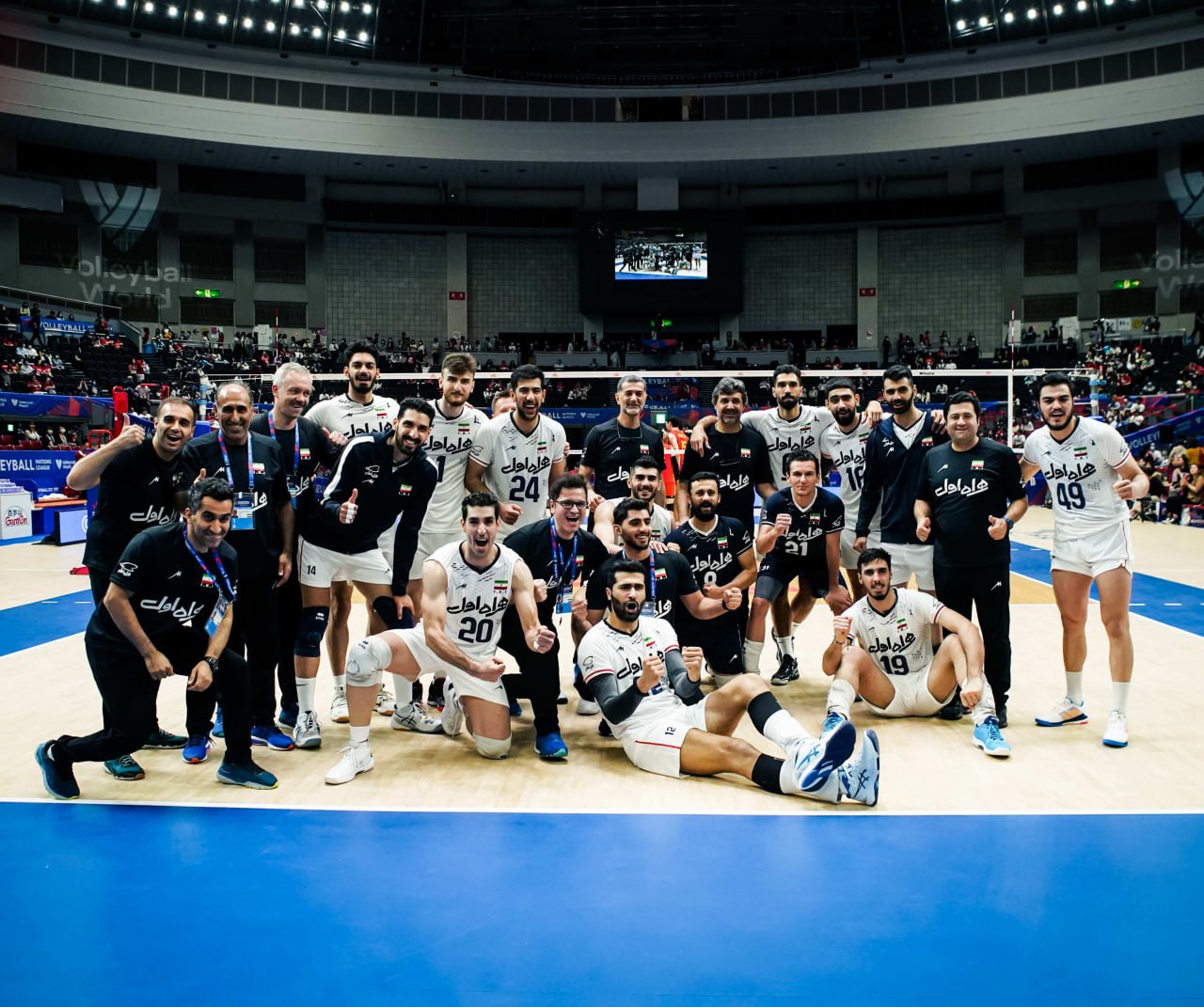 صعود والیبال ایران به رتبه نهم لیگ ملت های والیبال2