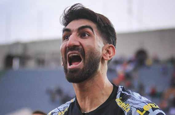 عصبانیت بیرانوند از اشتباه مدافع پرسپولیس در بازی مقابل قرقیزستان2