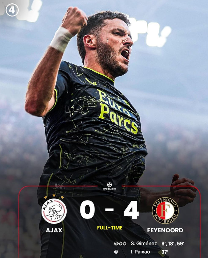 آژاکس در 35 دقیقه باقی مانده هم حریف فاینورد نشد1