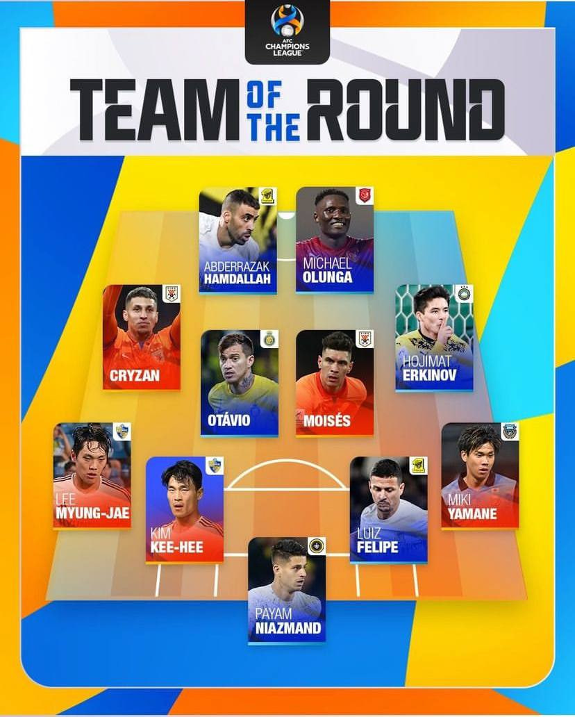 تیم منتخب هفته لیگ قهرمانان آسیا با حضور یک ایرانی2