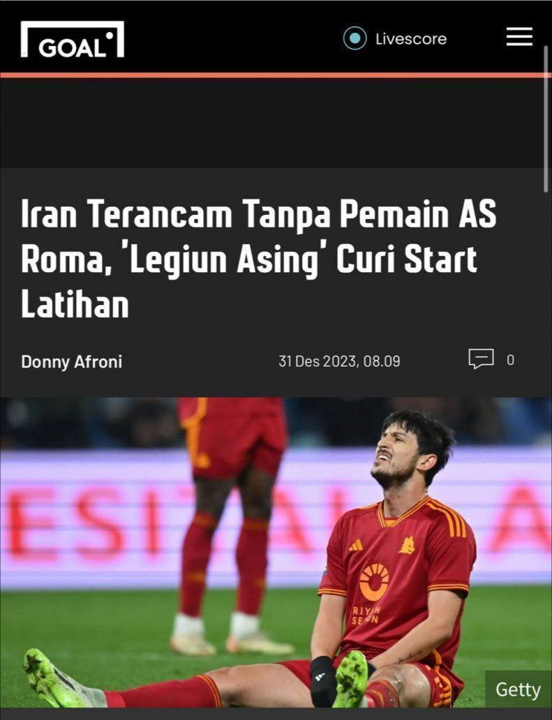 عدم حضور سردار آزمون در جام ملت های آسیا2