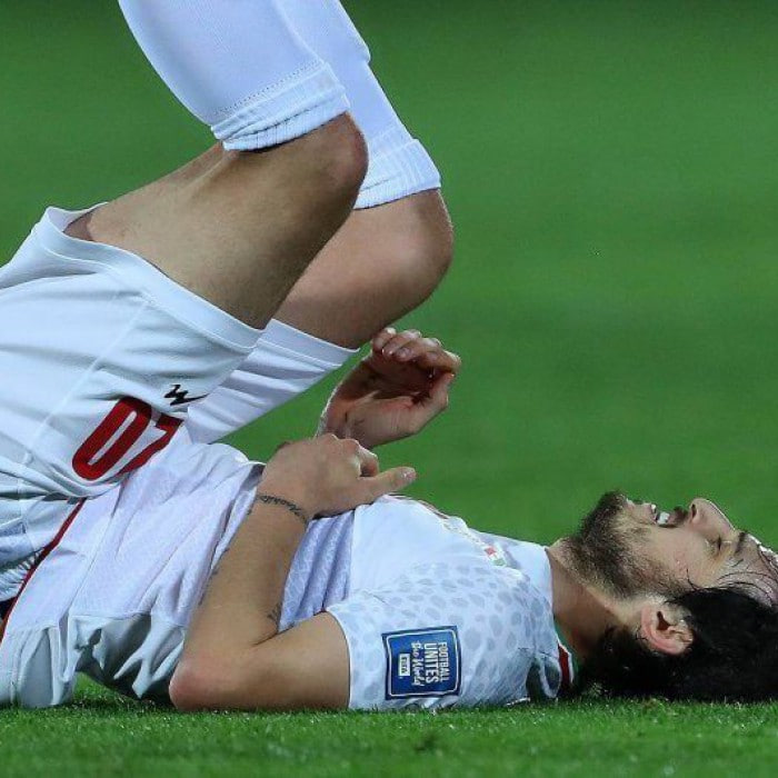 مصدومیت آزمون باعث محرومیت از 6 بازی بزرگ شد