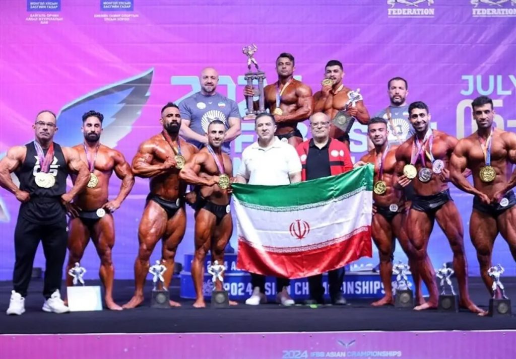 پرورش اندام ایران بدون رقیب در آسیا2