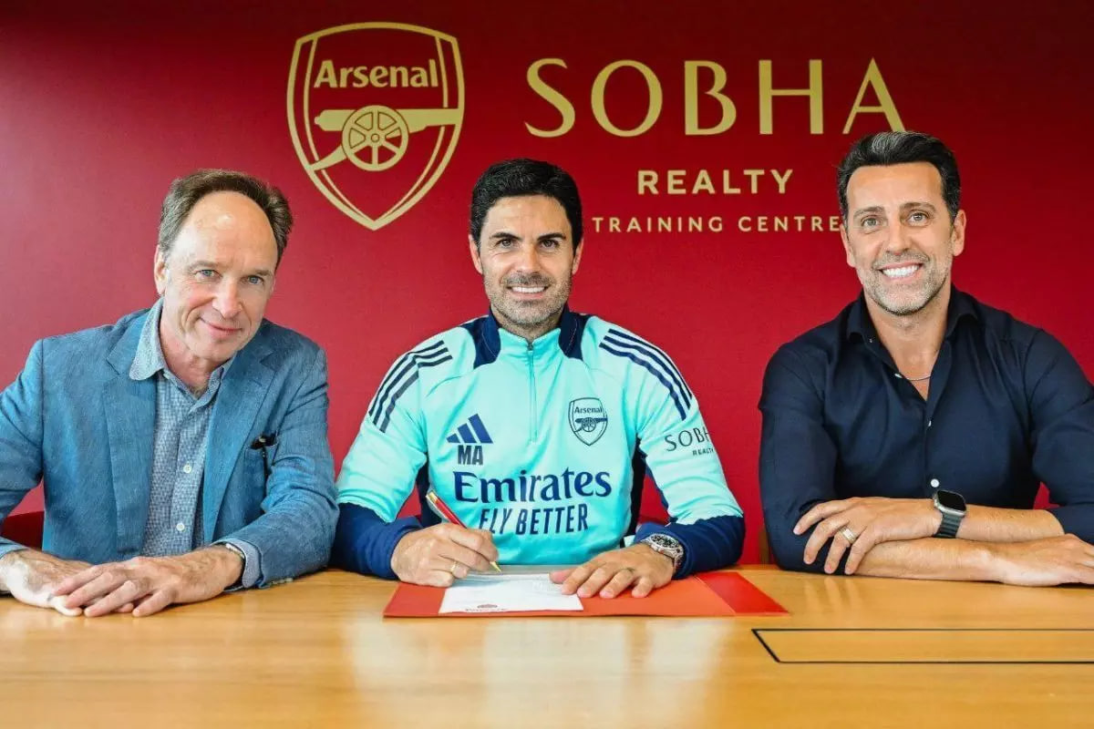 آرتتا با آرسنال تا سال 2027 تمدید کرد2