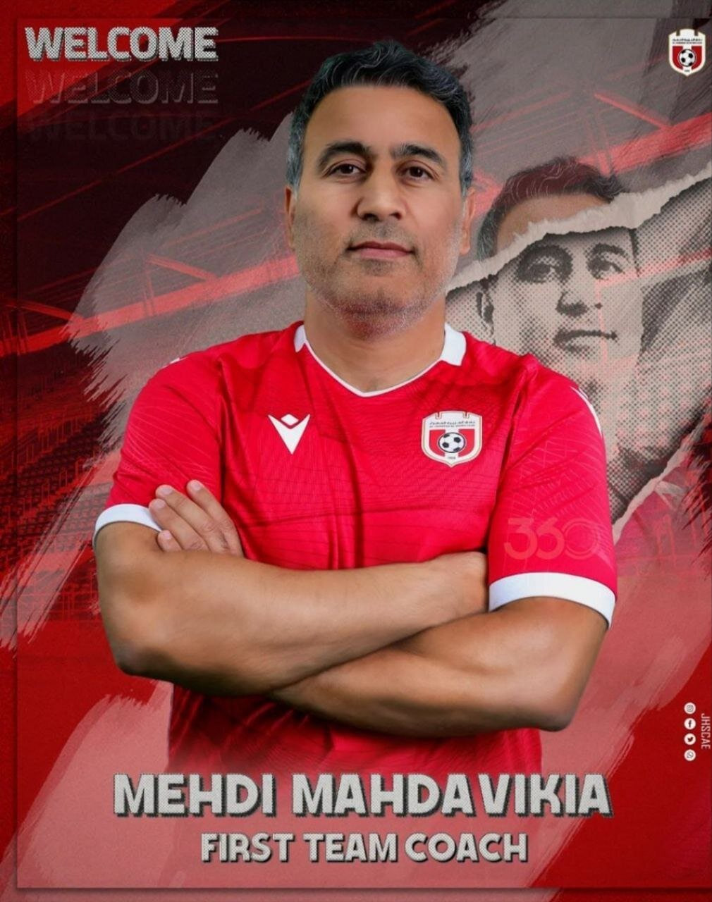 مهدی مهدوی کیا در امارات سرمربی شد2