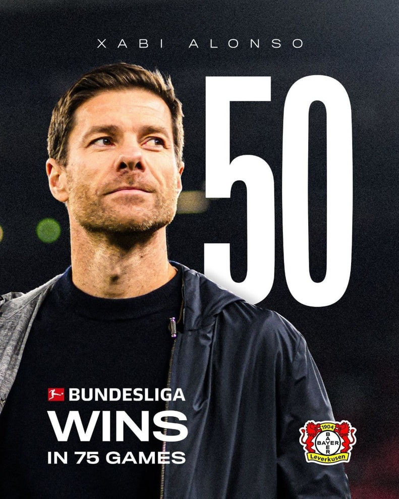 آلونسو به رکورد پپ در بوندسلیگا رسید1