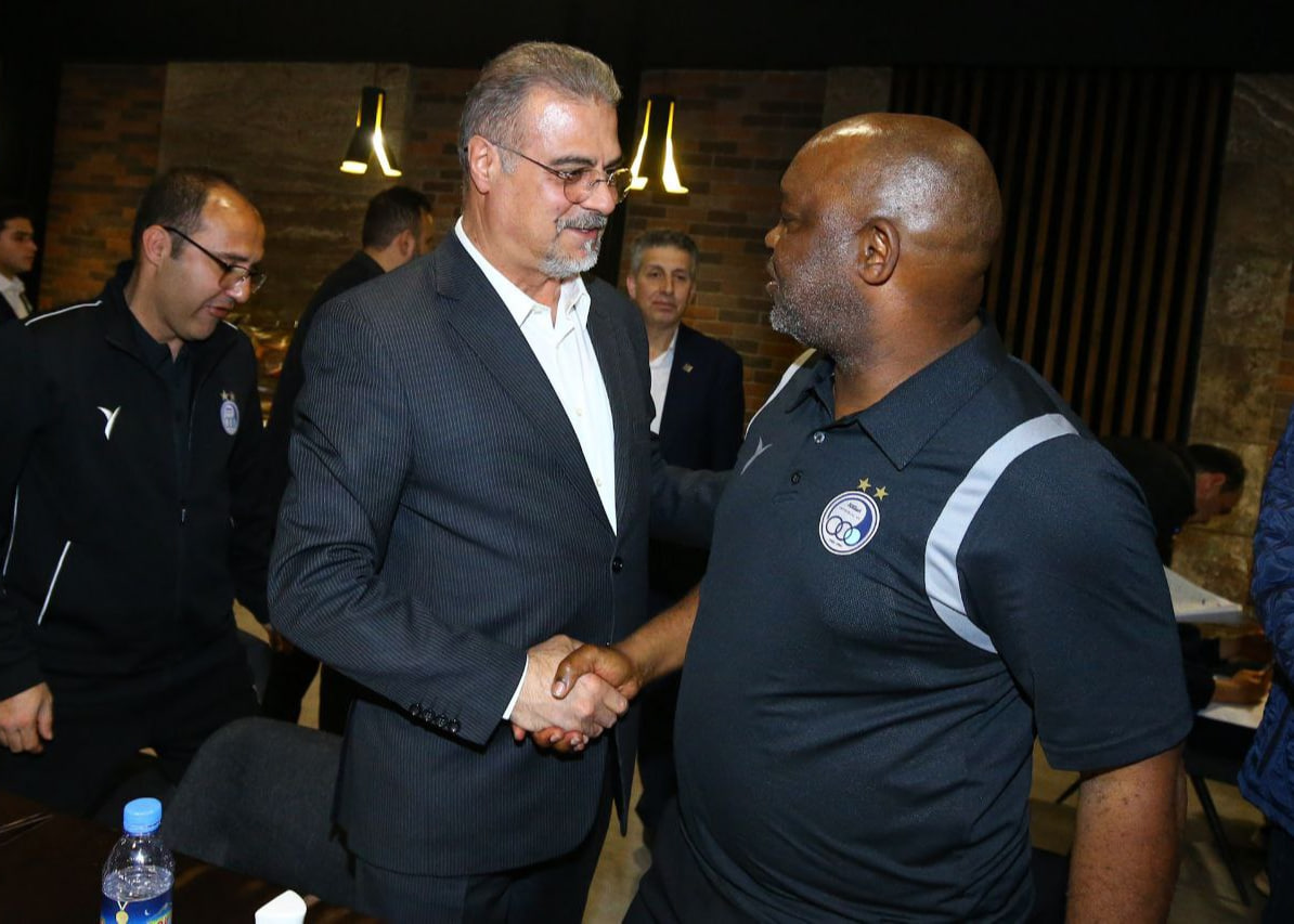 جلسه هیئت مدیره استقلال پس از شکست از شمس آذر1