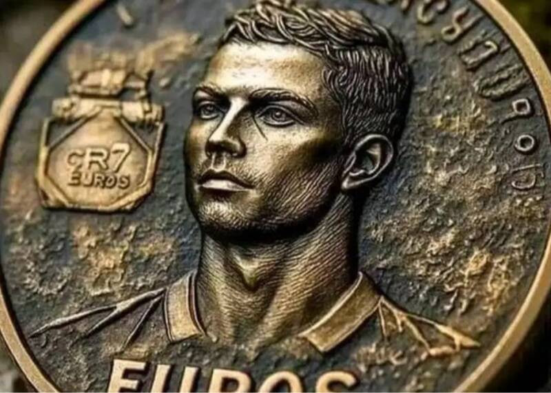 ضرب سکه اسطوره فوتبال پرتغال و جهان2