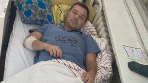 ایگور چروینسکی دچار مجروحیت جنگی شد22