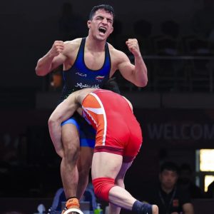 درخشش احمد محمدنژاد جوان با نقره جهانی در کشتی آزاد1