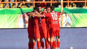 پیروزی پرسپولیس مقابل شمس آذر و صدرنشینی پیش از دربی2